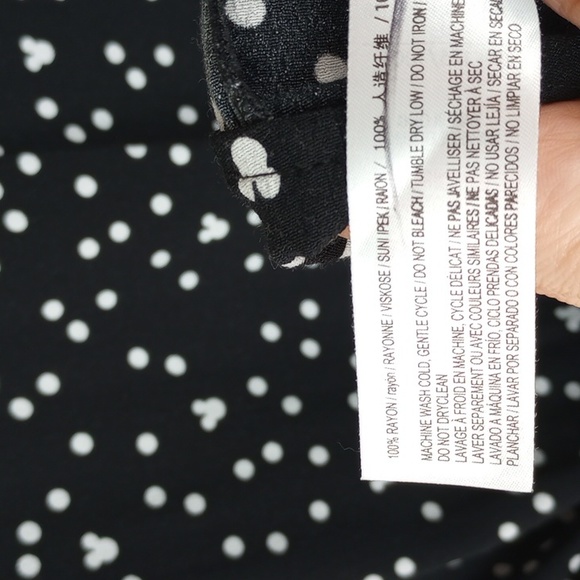 Disney Minnie Mouse Club rayon shift dress size large - Picture 11 of 12